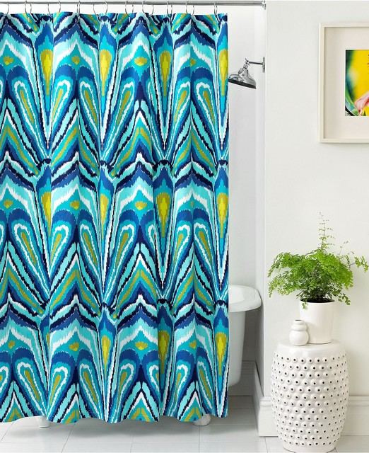 Striped Shower Curtain Multicolor Trina Turk Sheet Set