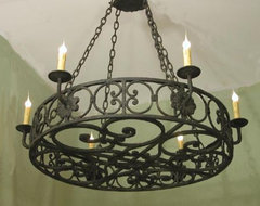 Electric Arizona Iron Lamp eclectic chandeliers