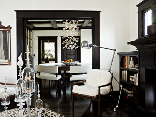 Black and White sitting room