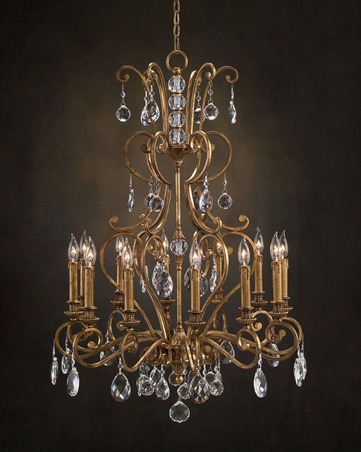 John Richard 12 Light Chandelier AJC8692 Contemporary Chandeliers