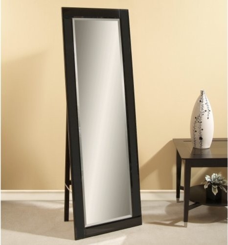 beveled black glass framed full length cheval floor mirror beveled black glass framed full length cheval floor mirror