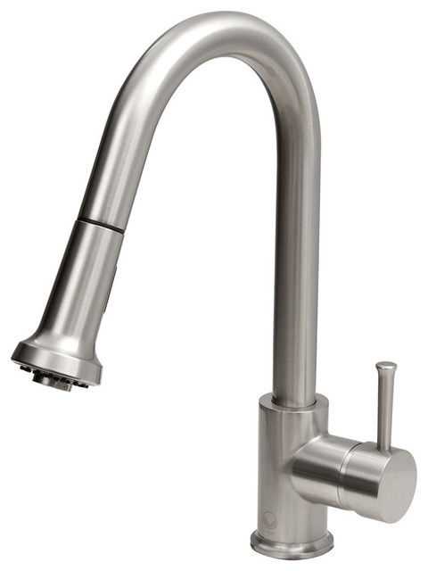 Stainless Steel Kitchen Faucet - Contemporary - Kitchen Faucets - by ...