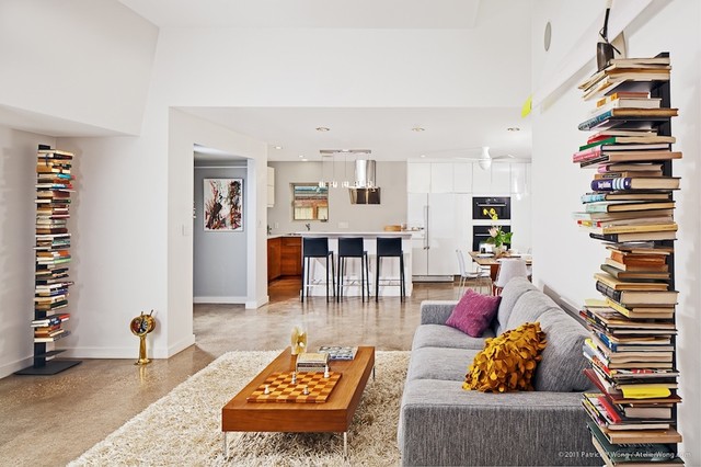 modern living room by Universal Joint Design Associates