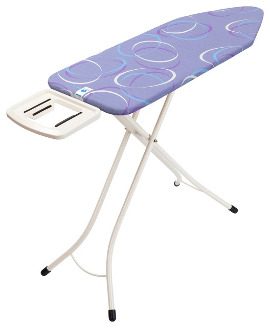 Brabantia Ironing Table, Solid Steam Iron Rest, Ivory Frame, Moving