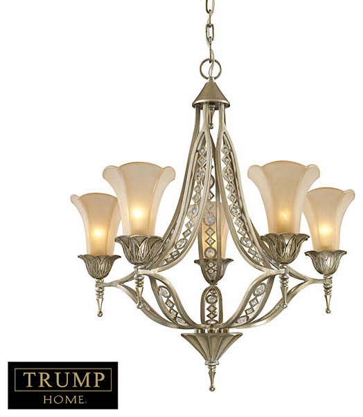 Chelsea 5Light Chandelier Contemporary Chandeliers houston by