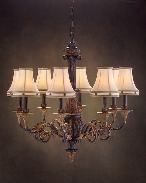 John Richard 8 Light Chandelier AJC8495 Contemporary Chandeliers