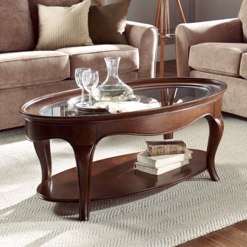 American Drew Cherry Grove Oval Coffee Table Traditional Coffee