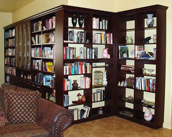 Media Room Custom Bookcase Design Ideas, Pictures, Remodel, and Decor