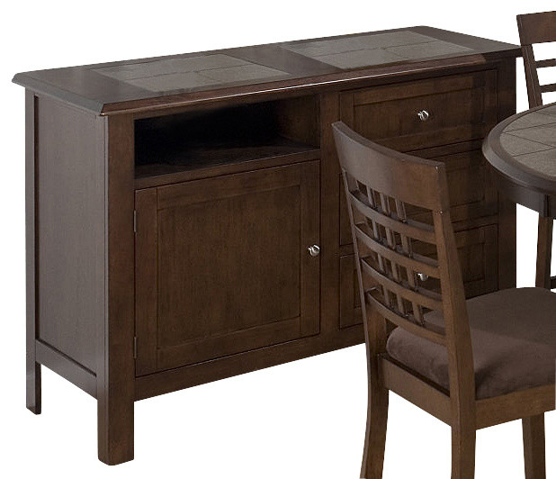 Jofran Caleb 36 Inch Server Contemporary Buffets And Sideboards