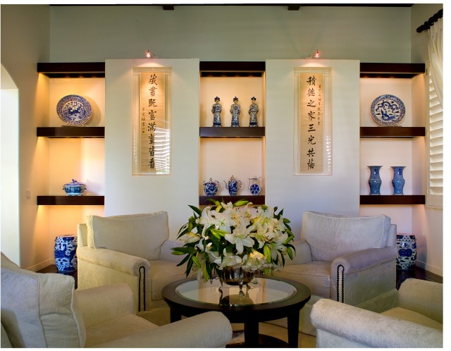 Displaying art collections - contemporary - living room - los ...