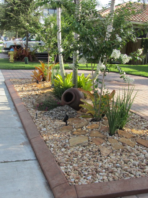 Front Yard Landscaping with Rocks