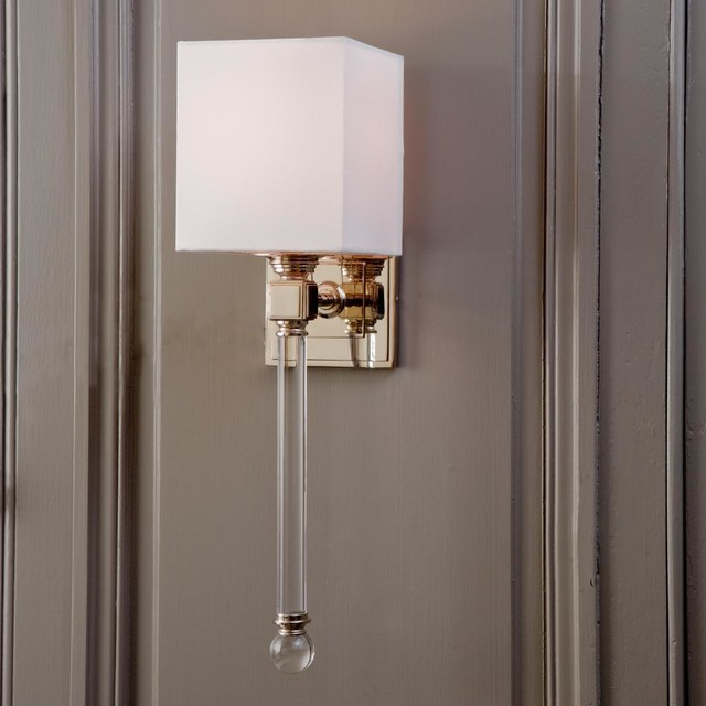 Chic Sophisticate Crystal Torch Wall Sconce - Wall Sconces - by Shades of Light