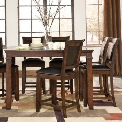 Standard Furniture Austin 5 Piece Counter Height Dining Table Set ...