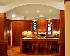 Cascading ARCHWAYS in Craftsman home craftsman kitchen