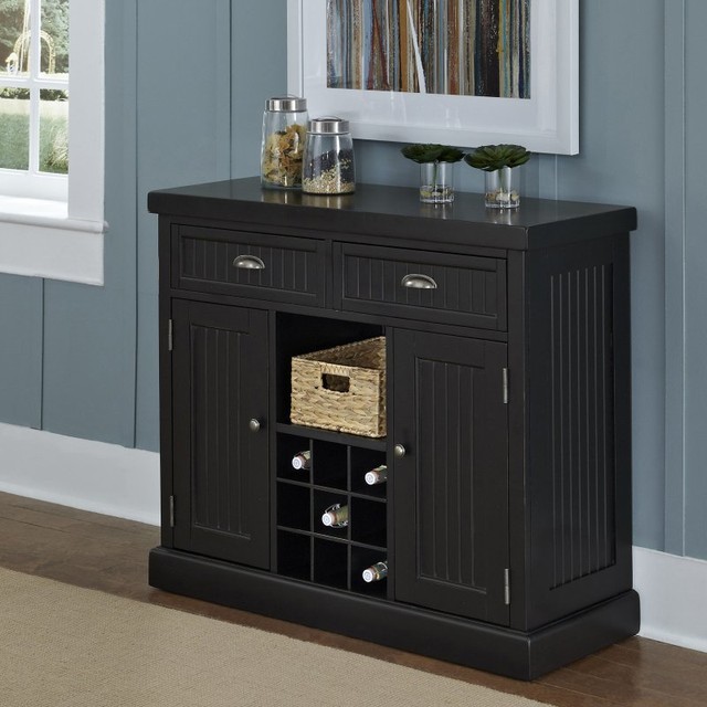 Home Styles Nantucket Distressed Black Dining Buffet 503361