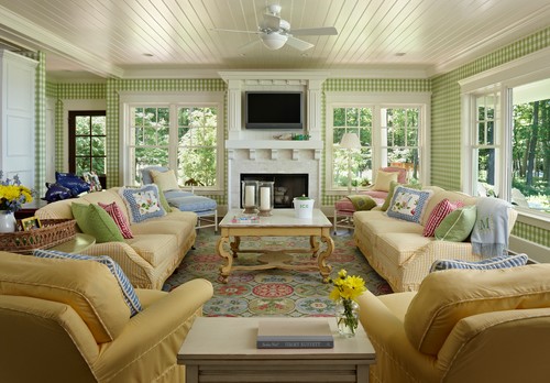 35 Cottage Style Living Rooms That Inspire