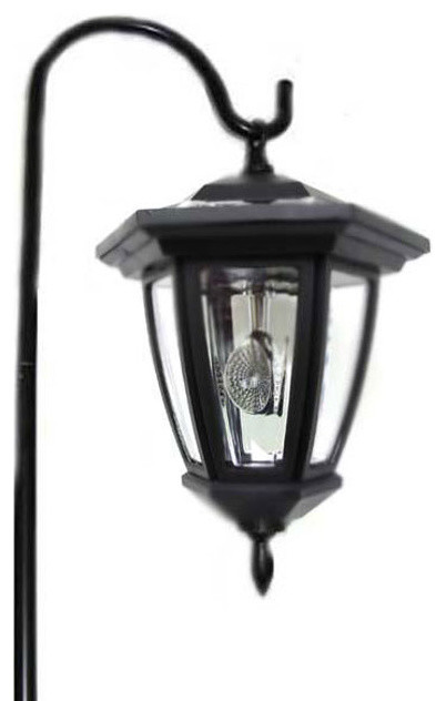 shepards hook solar hanging lantern set of 6 shepards hook solar hanging lantern set of 6