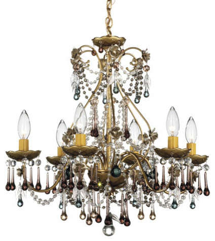 chandeliers traditional lighting heirloom plum 19w chandelier six crystal antique rose gold light ceiling