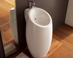 Nameeks Lavabo 8104 Floor Standing Washbasin, White contemporary-bathroom-sinks