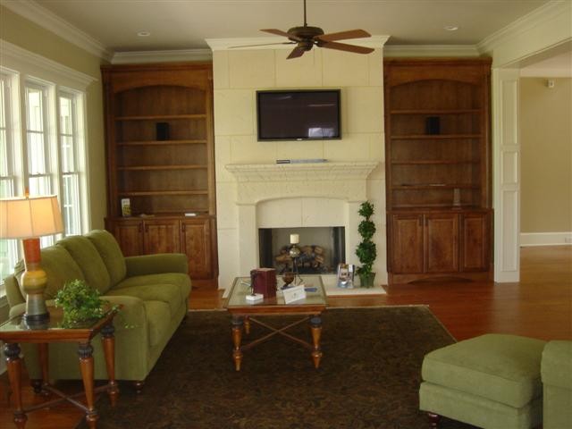 The Sage, built by Mark Johnson Custom Homes traditional-living-room