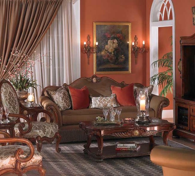Michael Amini Cortina Living Room Collection Traditional