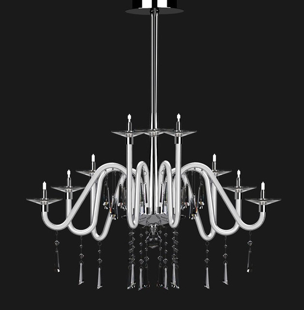 Modern Glass Goose Tube chandelier Contemporary Chandeliers new
