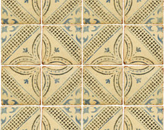 Ann Sacks Tiempo La Spezia Terra Cotta Tile eclectic kitchen tile
