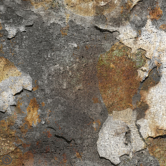 Rust Flakes. Industrial Collection. Haute Couture Peel & Stick Fabric