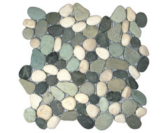 Maui Turtle Pebble Tile contemporary-tile