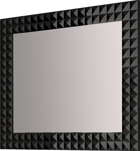 Black Framed Bathroom Mirror