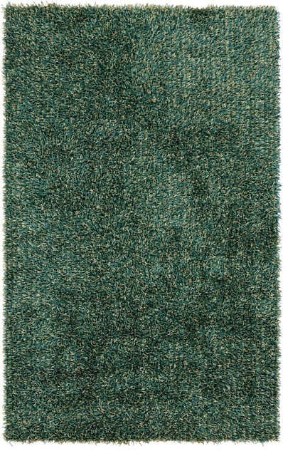 Shag Prism 8'x10' Rectangle Teal Area Rug modern-rugs