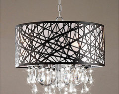 Indoor 4-light Chrome Antique Bronze Chandelier contemporary-chandeliers