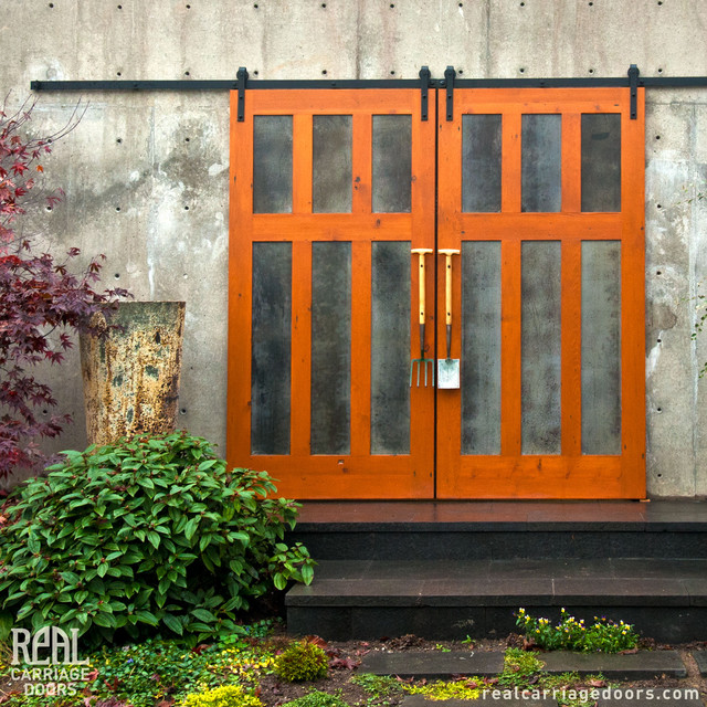 Exterior Sliding Barn Doors - Contemporary - Garage Doors And Openers ...