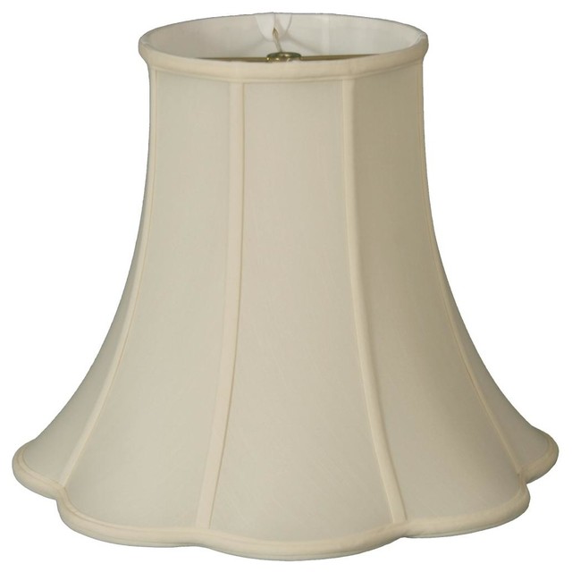 Bottom Outside Scallop Bell Wall Lampshade - Traditional - Lamp Shades - by royalLAMPSHADES