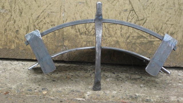 Hand forged fun gardening-tools