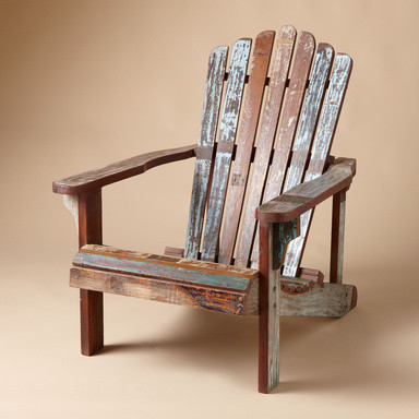 Distressed Adirondack Chair - Traditional - Adirondack Chairs - by 