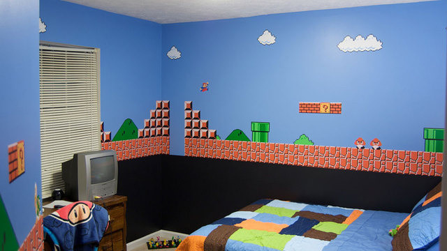 Video Game theme bedroom walls - Contemporary - Kids - ottawa - by ...