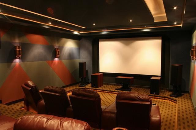 Schnell Entertainment Pics traditional media room