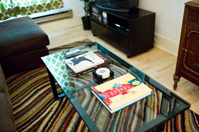 Queen Anne Rental eclectic-living-room