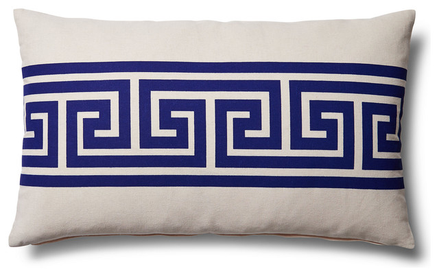  Lumbar Home Decor Accent Pillow, Navy transitional-decorative-pillows