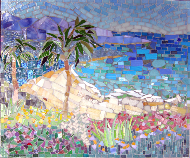 Kitchen Beach Scene Mosaic Beach Style other metro by BIG BANG