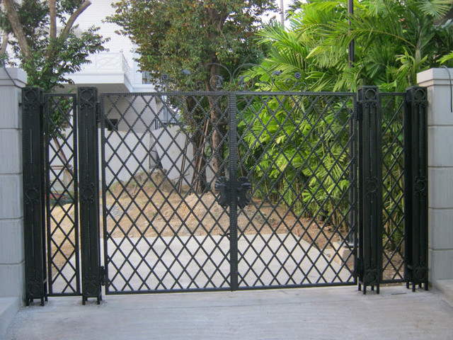 wrought iron gate