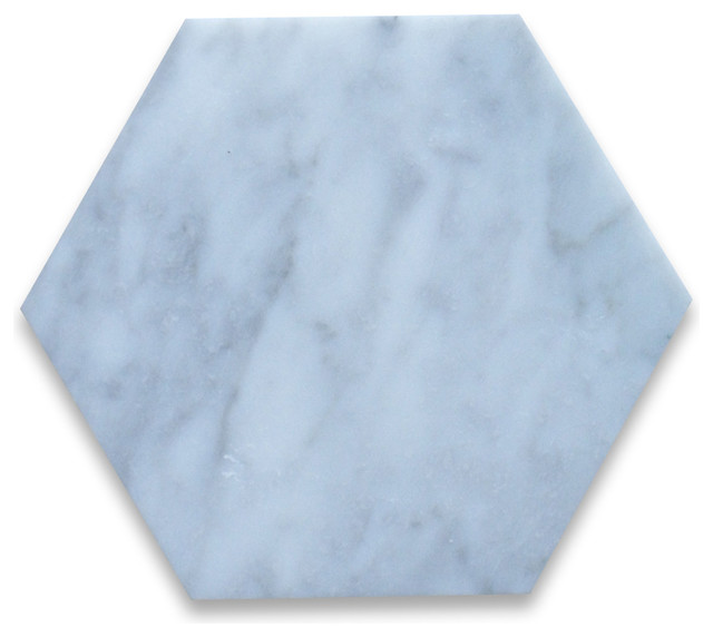 carrara marble hexagon tile 6 inch polished traditional floor tiles by stone center online carrara marble hexagon tile 6 inch polished traditional floor tiles by stone center online