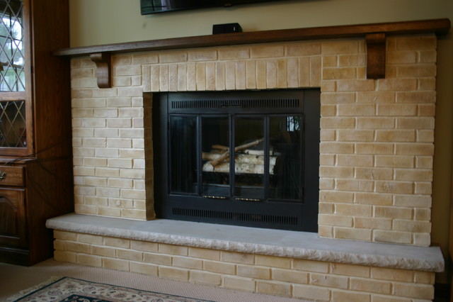 Fireplace Makeover - traditional - living room - other metro - by ...
