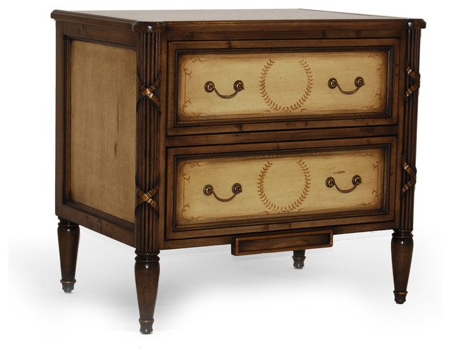 French Nightstand Traditional Nightstands And Bedside Tables