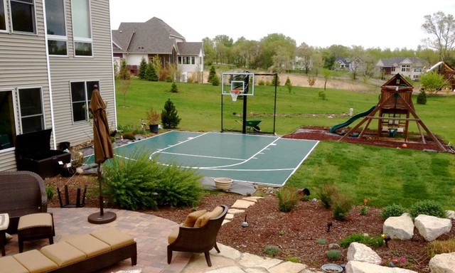  Courts for all Sports in Small Backyard Space traditional-landscape