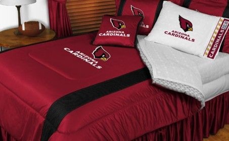Arizona Cardinals NFL Bedding - Sidelines Comforter and ...
