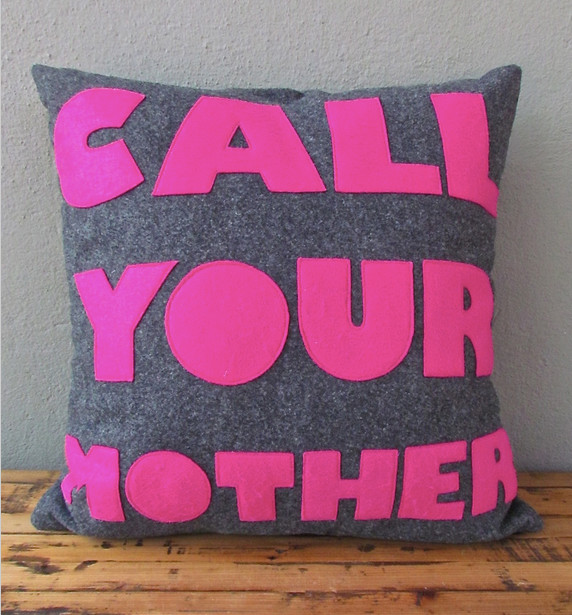 call your mother pillow eclectic-decorative-pillows