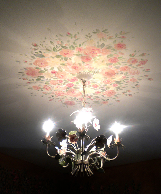 Clara's Shabby Chic Rose Room traditional