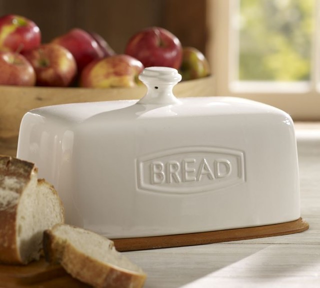 Rhodes Bread Box Traditional Bread Boxes by Pottery Barn